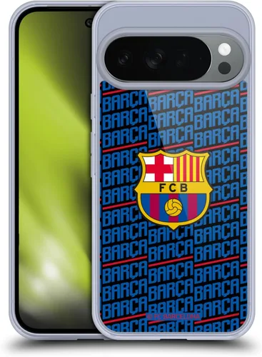 Vista 53 de Head Case Designs Funda de gel con licencia oficial del FC Barcelona Barca Crest Patterns [protección de grado militar] compatible con Google Pixel 3
