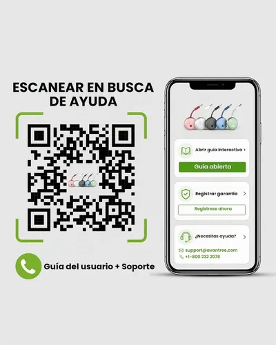 Vista 9 de Avantree SoundJet R1 - Airplane Bluetooth Adapter for AirPods, 25H 1. Blanco
