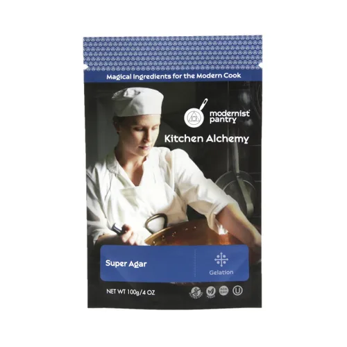 Vista 7 de Polvo de agar, sin transgénicos, vegano, certificado kosher, 2 oz.