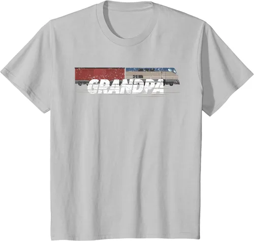 Vista 69 de RC Model Train Shirt Grandpa Train Boxcar HO Scale T-Shirt Negro