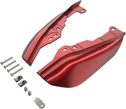 Vista 60 de Advanblack Deflectores de aire Road Glide de marco medio 2024 compatibles con Harley Touring Street Glide, Road King, Electra Glide, 2009-2025