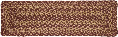 Vista 2 de VHC Brands Banda de rodadura de yute color burdeos