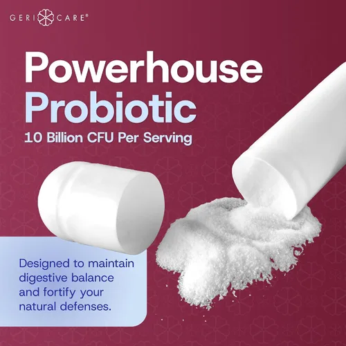 Vista 3 de GeriCare Suplemento probiótico y de salud digestiva definitiva, reparación intestinal completa, probióticos de semillas y fórmula probiótica