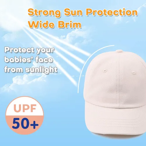 Vista 52 de Peecabe Gorra de béisbol para niños pequeños, unisex, de algodón, ajustable, para bebés, niños, gorra de béisbol para niñas de 1 a 5 años