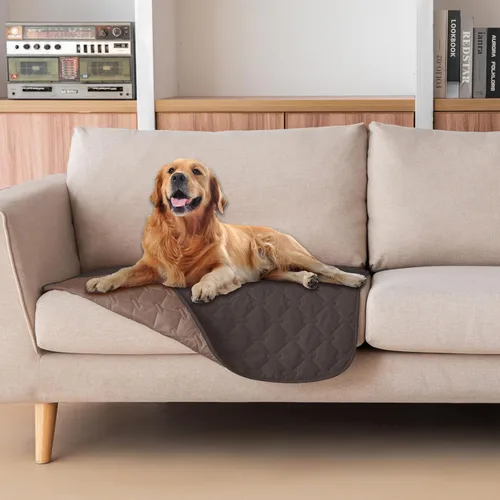 Vista 37 de gogobunny Manta para mascotas 3 veces más resistente, impermeable y a prueba de arañazos; protector de muebles reversible para perros y gatos, funda