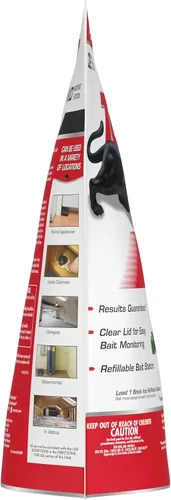 Vista 9 de Tomcat Mouse Killer(e) Estación recargable para uso en interiores, resistente a los niños (1 estación con 32 cebos) (paquete de 4)