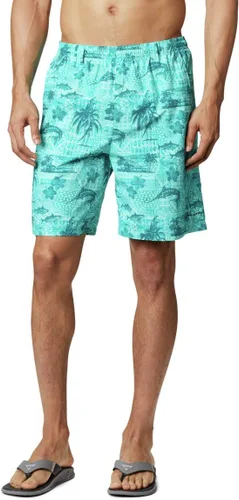 Vista 121 de Columbia Super Backcast - Pantalón corto de agua para hombre Impresión de tinte negro