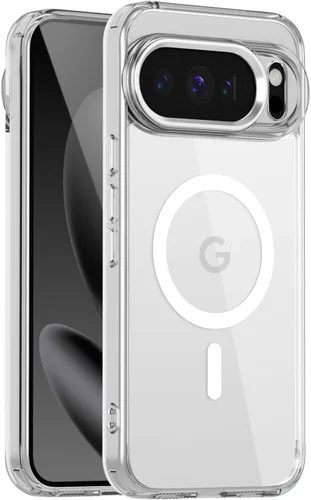 Vista 9 de Funda magnética transparente para Google Pixel 10A de 6.3 pulgadas, antiamarilleo, compatible con MagSafe a prueba de golpes, delgada, para Pixel