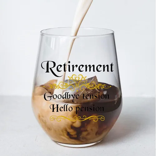 Vista 3 de Perfectinsoy Vaso de vino con caja de regalo, regalo de jubilación 2025 para mujeres, compañeras de trabajo, amigas, jefas, enfermeras, regalos