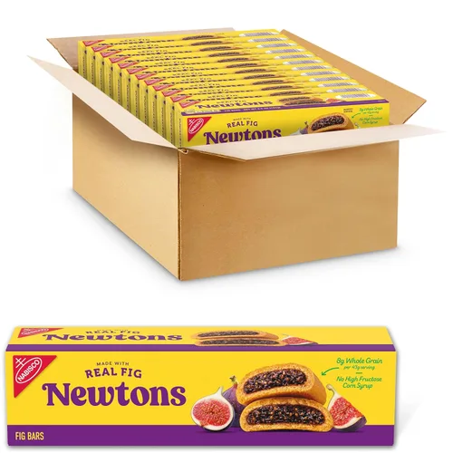 Vista 23 de Newtons Galletas masticables sin grasa, suaves y de fruta, sabor higo (barras de higo), 12 paquetes de 10 onzas