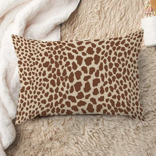 Vista 33 de ArogGeld Funda de almohada de lino azul con estampado de leopardo, diseño de vaca, diseño de animales de granja, color azul marino, guepardo