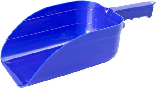 Vista 2 de Little Giant® Cuchara de plástico para uso general Cuchara apilable resistente y duradera para alimentación agrícola 5 pintas Ganaderos verde