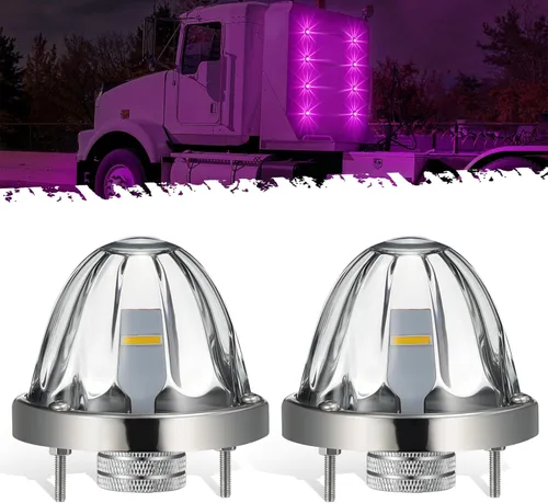 Vista 11 de Partsam 2 Piezas Luces de Cristal de Sandía [Patentadas] Lente Transparente Luz LED Blanca de Marcha con Bisel de Acero Inoxidable de Repuesto