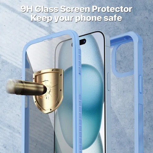 Vista 89 de CENHUFO Funda de privacidad para iPhone 11 Pro, funda de cuerpo completo con protector de pantalla de privacidad de vidrio templado 9H integrado