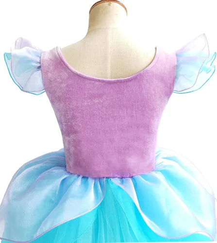 Vista 6 de Disfraz de princesa Cenicienta para niñas vestido de fiesta de cumpleaños Halloween