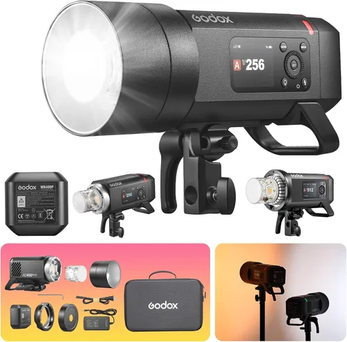 Vista 14 de GODOX AD200 PRO II Flash (2025) AD200 PRO Strobe, Actualizado 200Ws 2.4G 1/512 a Potencia Completa (1/1) Ajuste de Potencia en Diez Pasos, Modo