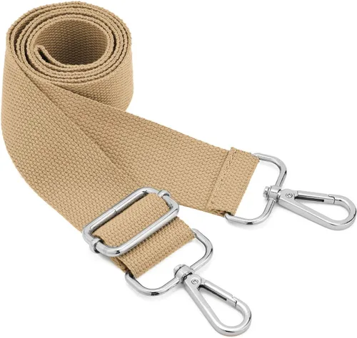 Vista 21 de Correa de Bolso de Hombro Ancha de Repuesto Ajustable Cinturón de Lona Bolso Cruzado Bolso de Mano