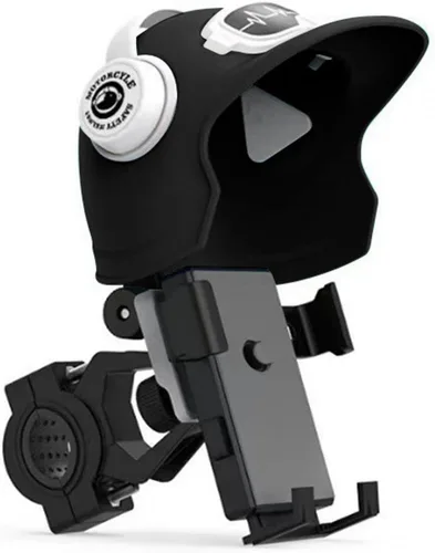 Vista 6 de MagiDeal Soporte de teléfono para bicicleta, visera solar/soporte para teléfono, lindo ángulo ajustable, soporte de teléfono para visera