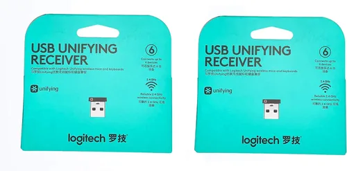 Vista 7 de Logitech Receptor unificador USB - Paquete de 2