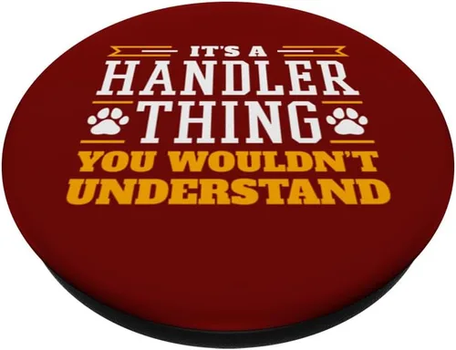 Vista 2 de Dog Agility Handler Thing - Dog Agility PopSockets Adhesive PopGrip