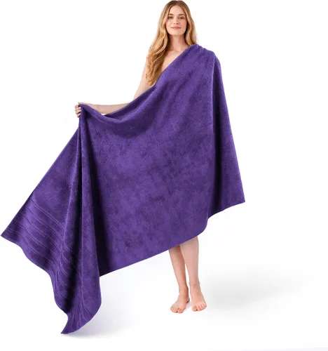 Vista 100 de American Soft Linen - Juego de toallas de 3 piezas, 1 toalla de baño, 1 toalla de mano y 1 toalla pequeña, 100% algodón turco para baño, juego