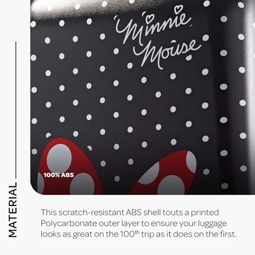 Vista 5 de AMERICAN TOURISTER Disney - Equipaje rígido con spinners Arco rojo de Minnie Mouse Equipaje duro con spinners de Disney