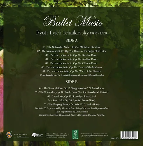 Vista 2 de Tchaikovsky Ballet Music The Nutcracker Swan Lake The Snow Maiden