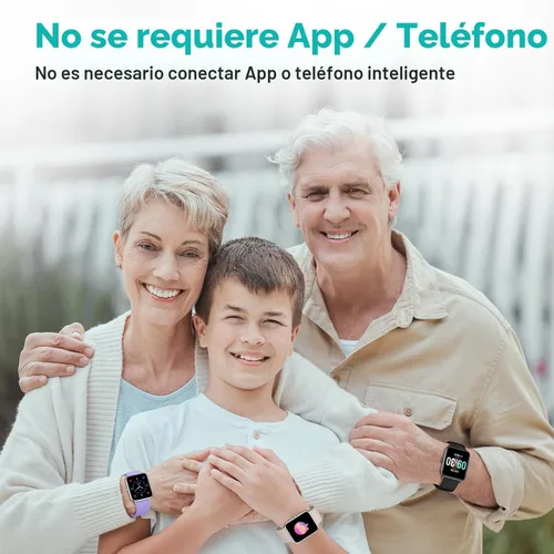 Vista 2 de Pedometer Watch Senior Friendly No App No Phone Required, Step Counter