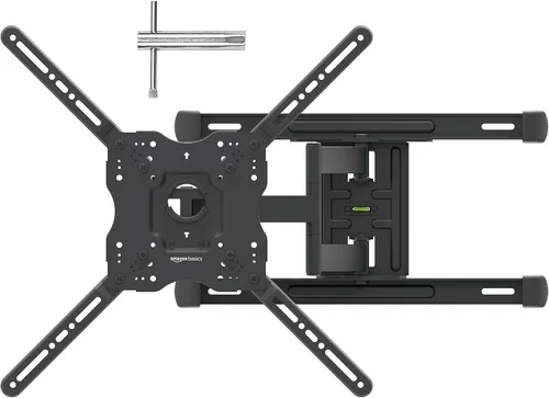 Vista 10 de Amazon Basics Soporte de pared para TV de perfil bajo con nivelación horizontal posterior a la instalación para televisores de 32 a 86 pulgadas