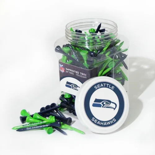 Vista 18 de Team Golf NFL Buffalo Bills Jar Of 175 Golf Tees 2-3/4" Golf Tees, 175 Pack, Regulation Size, Multi Team