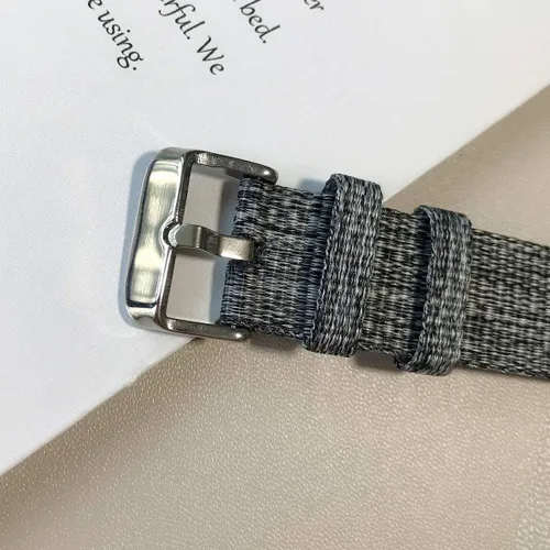 Vista 4 de Bandas compatibles con Fitbit Sense 2/Versa 4/Versa 3/Sense, correa de tela tejida transpirable, pulseras de repuesto ajustables para mujeres