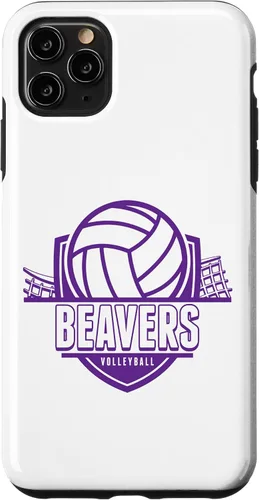 Vista 13 de Beavers Volleyball Back to School Spirit P Case for iPhone 17