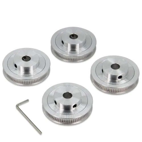 Vista 16 de 2GT Poleas de 30 dientes de 0.197 in de diámetro 30T Poleas de correa de distribución de aluminio para correa de 0.236 in de ancho, piezas