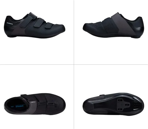 Vista 3 de SHIMANO SH-RC100 Zapato de carretera de nivel básico lleno de características, Negro