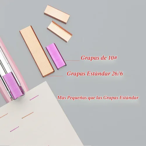Vista 5 de NatSumeBasics 4000 grapas coloridas #10 coloreadas No. 10 grapas 4000 grapas surtidas
