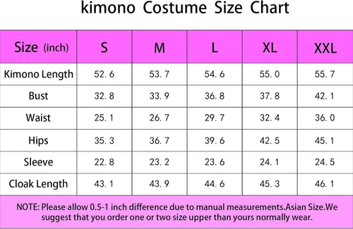 Vista 7 de Demon Slayer Anime Kimono Robe Halloween Cosplay Costume Set,Adult Size 5