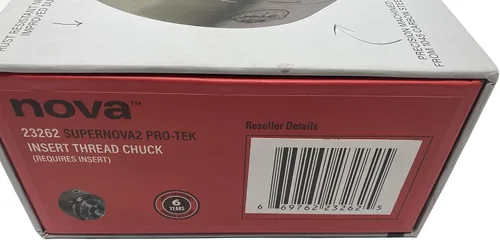 Vista 2 de Nova 23262 Premier Pro-Tek SuperNova 2 Kit de mandíbulas de madera con juego de mandíbula Pro-Tek de 2 pulgadas, tornillo para gusano de madera