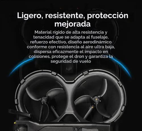 Vista 4 de Generic AVATA 2 Drone Propeller Guard Protector de 360 grados, para DJI AVATA2 Funda protectora de parachoques, antigolpes y antiarañazos