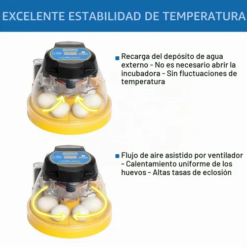 Vista 5 de Brinsea Mini II EX Connect Fully Automatic Smart Egg Incubator with App