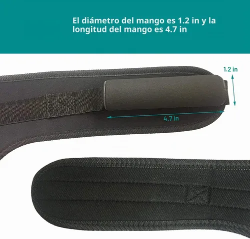Vista 5 de Abdominal Crunch Harness Straps,Arnés de tracción de ejercicio trasero Correa de hombro, cinturón de crunch en forma de V, correas abdominales