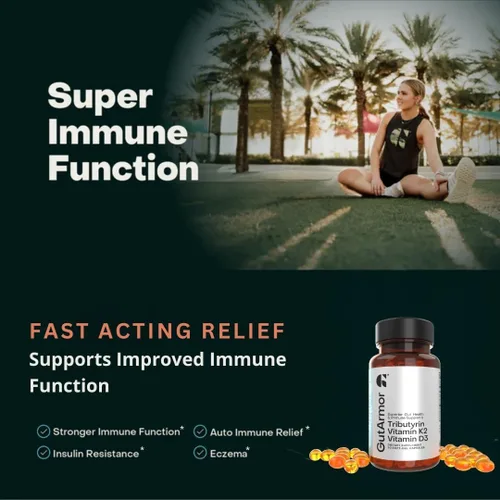 Vista 6 de Salud intestinal y cardíaca + apoyo inmunológico 1 mes de suministro 30 cápsulas de gel suave butirato puro de 350 mg y vitamina D3 2000 IU