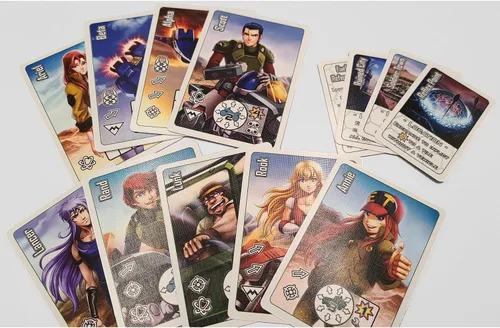 Vista 3 de Strange Machine Games: Robotech: Cyclone Run - Juego de mesa de estrategia basado en dados, control de área, con licencia oficial, a partir de 10