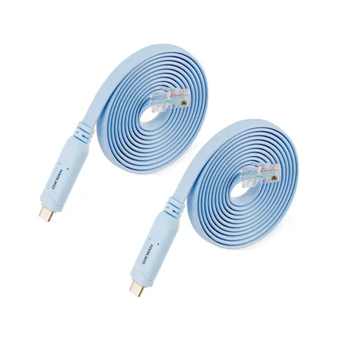 Vista 10 de Cable de consola RJ45 a USB, cable de consola, cable de consola USB con chip FT232 compatible con Cisco, HP, NETGEAR, Huawei