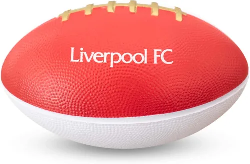 Vista 2 de Hy-Pro Liverpool F.C. - Mini fútbol americano de espuma con licencia oficial Espuma, suave, para jugar en interiores y exteriores, adultos, niños