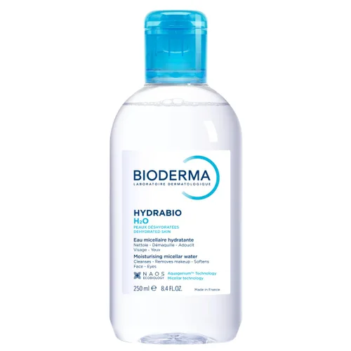 Vista 3 de Bioderma - Agua micelar Hydrabio H2O - Limpiador facial y desmaquillante - Agua limpiadora micelar para pieles sensibles deshidratadas