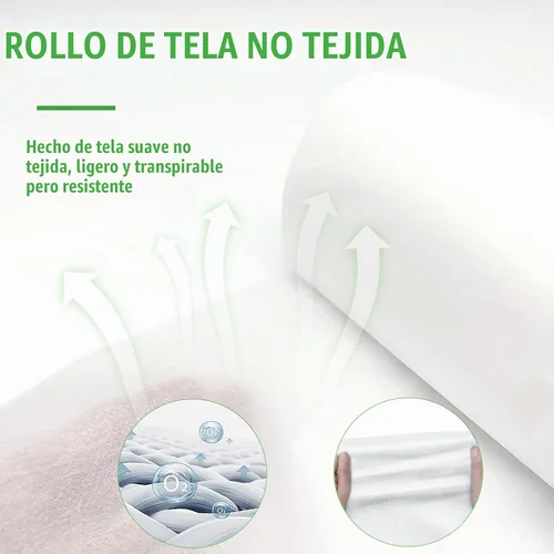 Vista 6 de 1 rollo de sábanas no tejidas desechables, 50 hojas de mesa de masaje