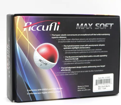 Vista 4 de ACCUFLI Pelotas de golf Max Soft