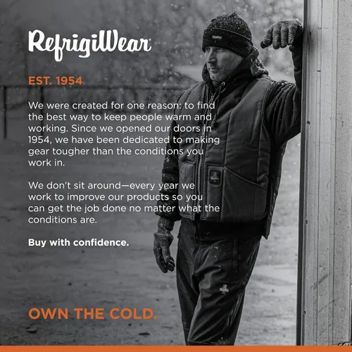 Vista 6 de RefrigiWear - Chaleco aislante resistente al agua resistente al agua -50 F protección contra el frío