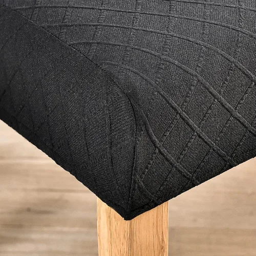 Vista 5 de SoulFeel Juego de 4 fundas para sillas de celosía, extraíbles y lavables, elásticas de elastano jacquard Parsons para silla de comedor, fundas
