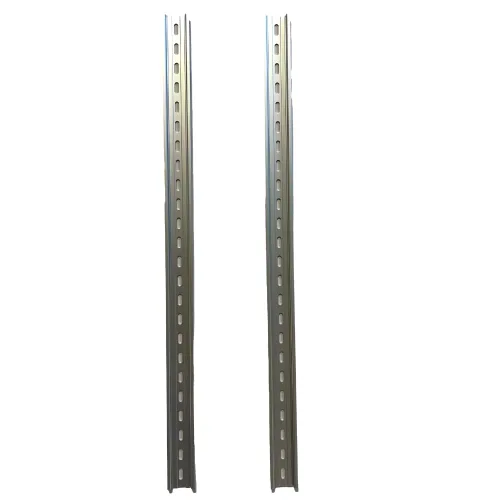 Vista 2 de International Connector - Barras terminales para riel DIN de 2 piezas, aluminio ranurado de 35 mm, RoHS (15.2 cm)